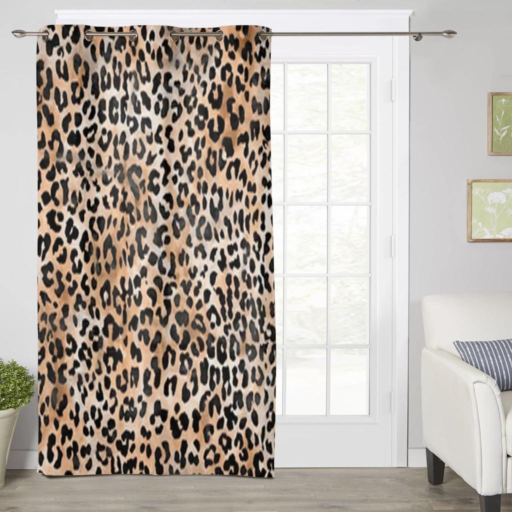 2PC  Home Decoration Curtains, Red Gold Ramadan Festival With Pole Pocket Curtains, Suitable For Living Room, Study Farm