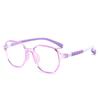 Детская мода Сверхлегкие двухцветные оправы для очков по рецепту из TR90 с защитой от синего света
