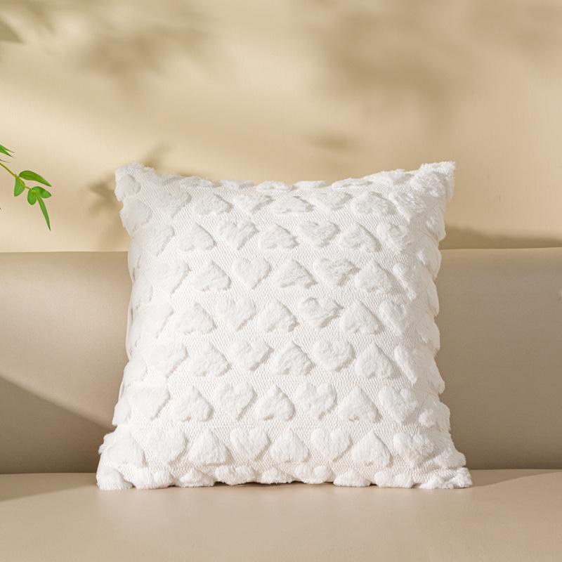 Уютная плюшевая подушка на осень и зиму - современный простой дизайн для дивана или гостиной