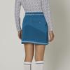 FootJoy Women's Fjord Blue Knit Pull-On Skirt with Knit Pattern, Size M (FJW-F24-P03, 32334-M)
