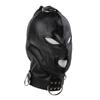 BDSM Sex Mask Adult Toys Fetish Sex Toys Black Slave Headgearleather Head Covering Blindfold