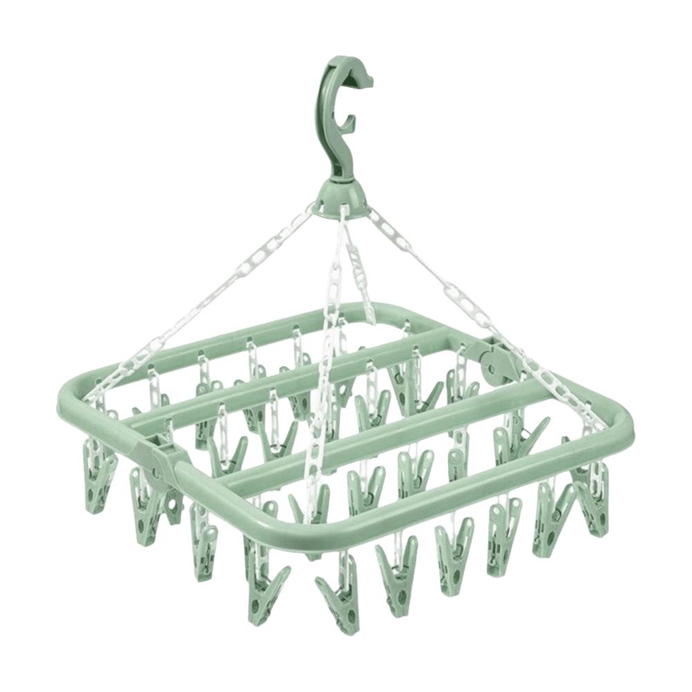 Extra Thick Multi Clip Hanger Heavy Duty Laundry Set Foldable Drip Hanger  Home Use