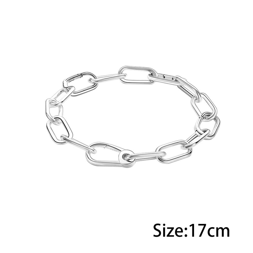 Настоящее серебро S925, браслет Fit Me, оригинальные жемчужные браслеты Me для женщин, ювелирные изделия, подарок любви