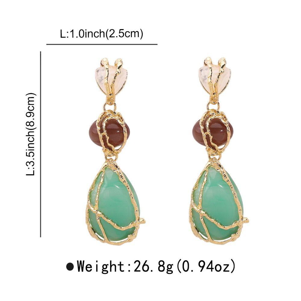 Minority Design Geometric Earring Korean Style Water Drop Dangle Earring Sweet Vacation