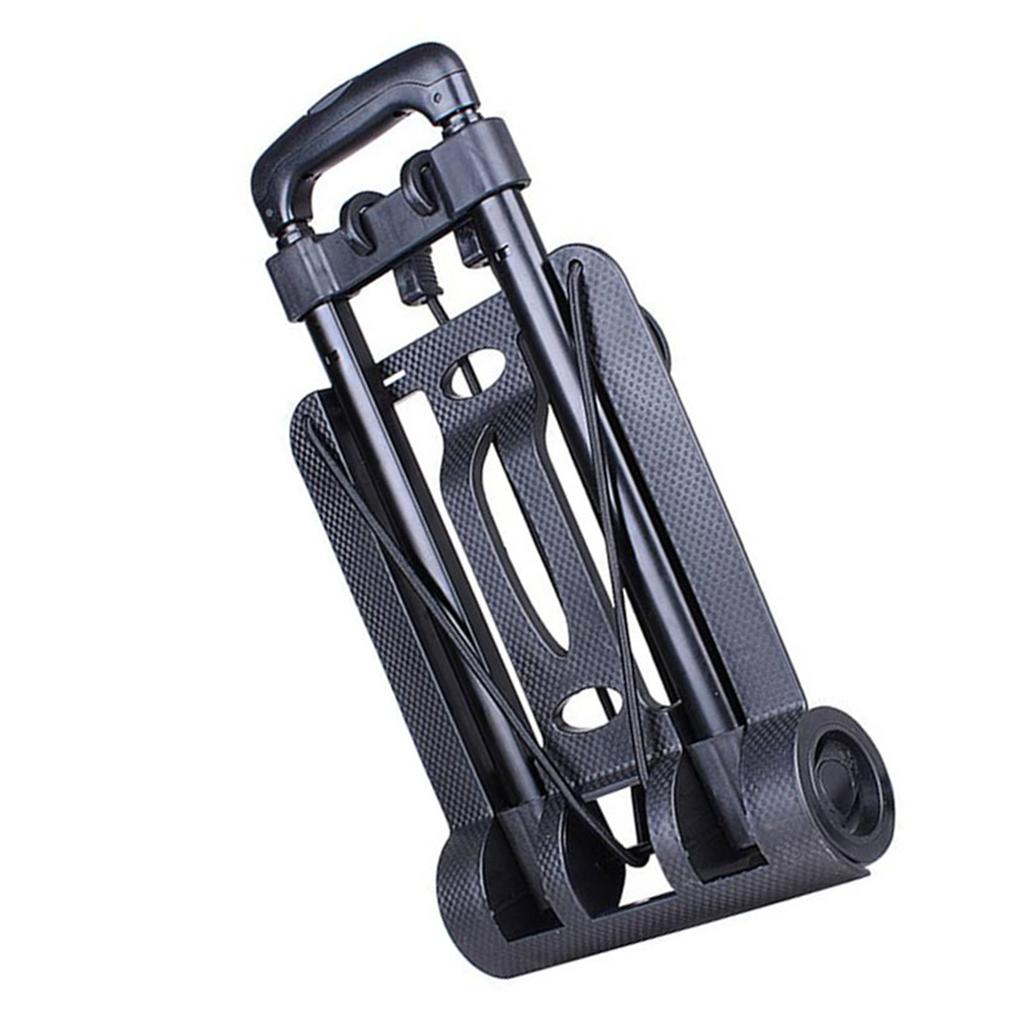 Small Folding Hand Truck with 2 Wheels Dolly Luggage Trolley Cart Portable Compact for Carrying