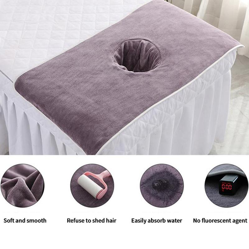 40*80 см утолщенный массажный стол для красоты и красоты, полотенце для лица с дырочками, бандана для кровати