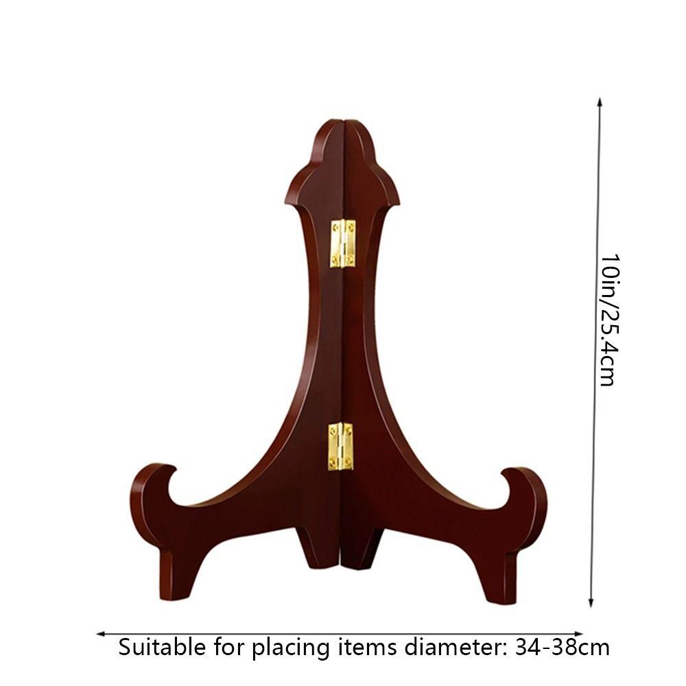 Quality Adjustable Foldable Tea Cake Dish Home Decor Display Stand Plate Rack Easel Storage Rack