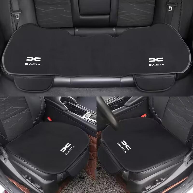 Car Seat Cushion Non-Slip Cover Velvet Plush Protector Pad For Dacia Logan Sandero Duster Lodgy Spring Jogger Dokker Accessories