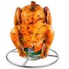 Thickened Steel Wire Chicken Grill Stand Stainless Steel BBQ Roasting Holder  Turkey