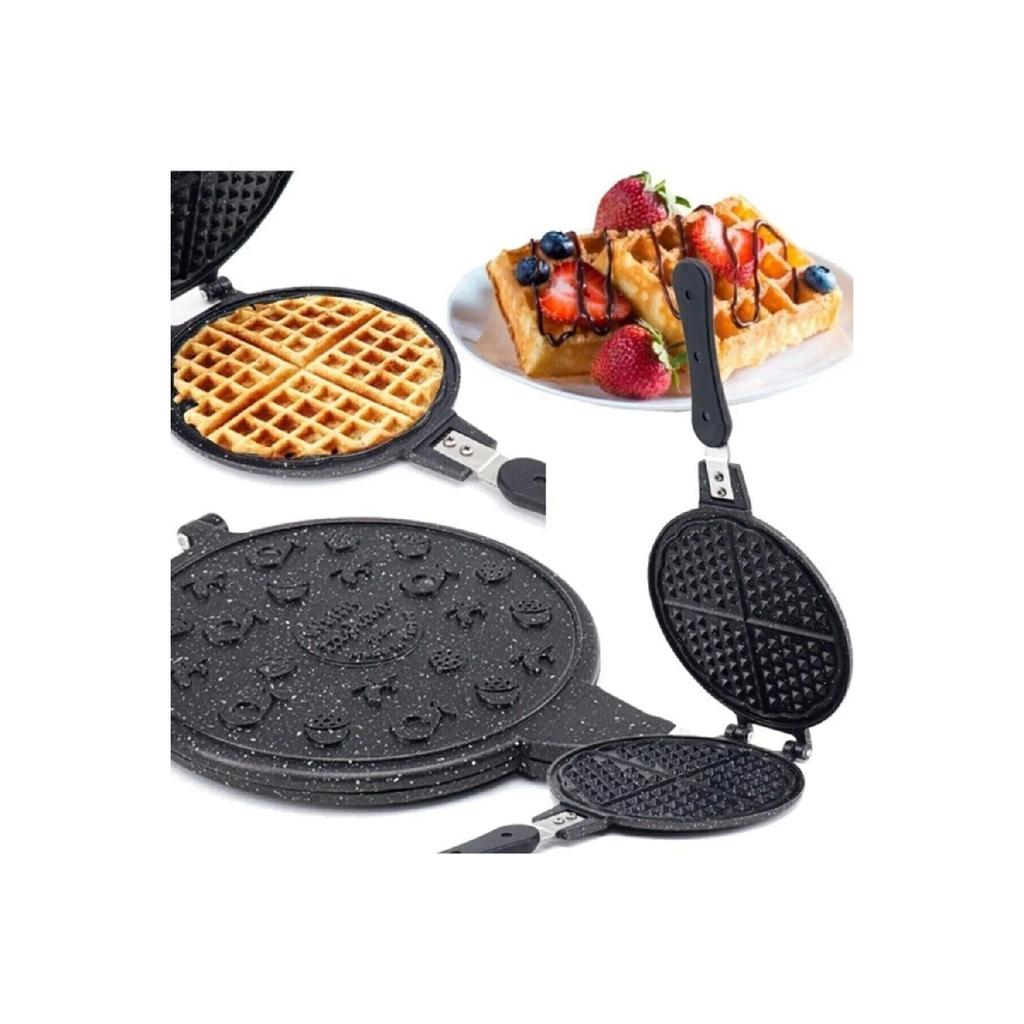 Luxury Granite Stovetop Waffle Pan