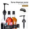 Syrup Pump Juice Bottle Dispenser Kitchen Bar Home Specialty Durable Tool Barista Cafe Latte Cappuccino Mocha Accessories