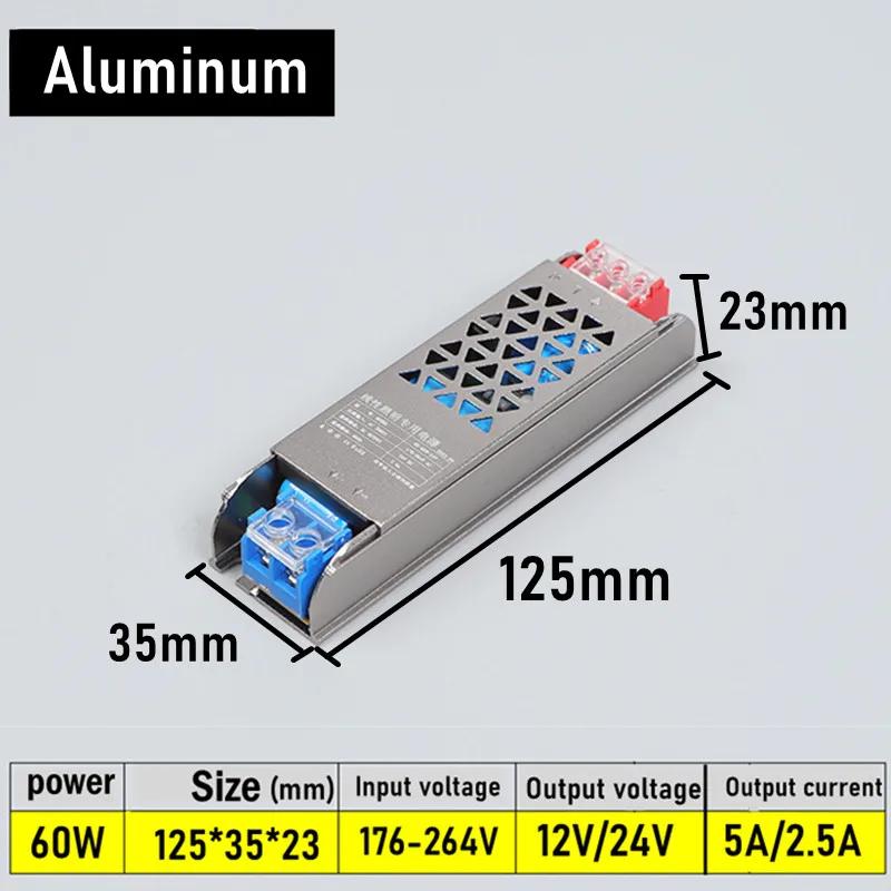 Супертонкие трансформаторы переменного тока постоянного тока 220 В в 12 В 24 В импульсный источник питания 12 24 В вольт 60 Вт 100 Вт 200 Вт 300 Вт A/D для адаптера домашнего освещения
