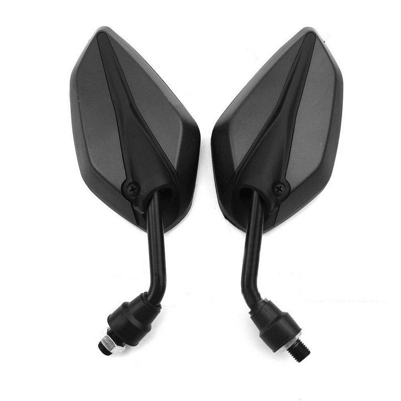 2pcs 10mm Motorcycle Rearview Mirror Scooter Motocross Rearview Mirrors Back Side Convex Mirror Motorcycle Parts