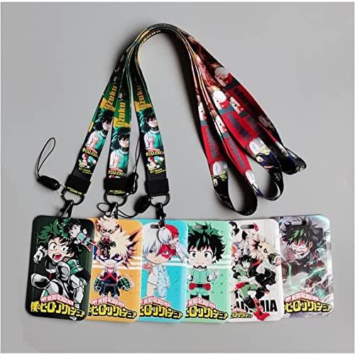My Hero Academia Card Holder, IC Card Case, Pass Case, Commuter Pass Case, Card Storage, Employee ID, Transportation Card, Campus Card, Decorative, Si
