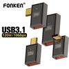 FONKEN 120W USB Type C OTG Adapter 10Gbps Data Transmission USB To Type C U Disk Converter For Phone Vedio Macbook Air Pro