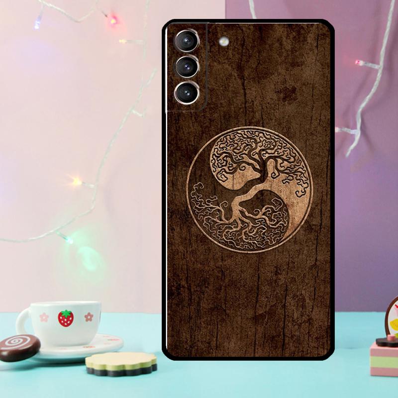Чехол для телефона «Древо Жизни Инь-Ян» для Samsung Galaxy S25 Ultra S20 S21 S22 S23 Plus S9 S10 S25 FE S24 Ultra