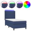 VidaXL Slat Bed Base with Mattress and LED, Upholstered Bed, Single Bed, Adult Bed for Interior Bedroom, 3138515