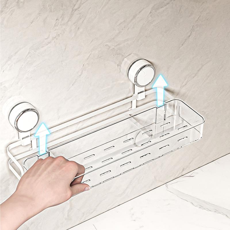 Вращающаяся присоска для хранения вещей, настенная полка для хранения вещей на кухне, в ванной, держатель для шампуня, геля для душа, бытовые органайзеры