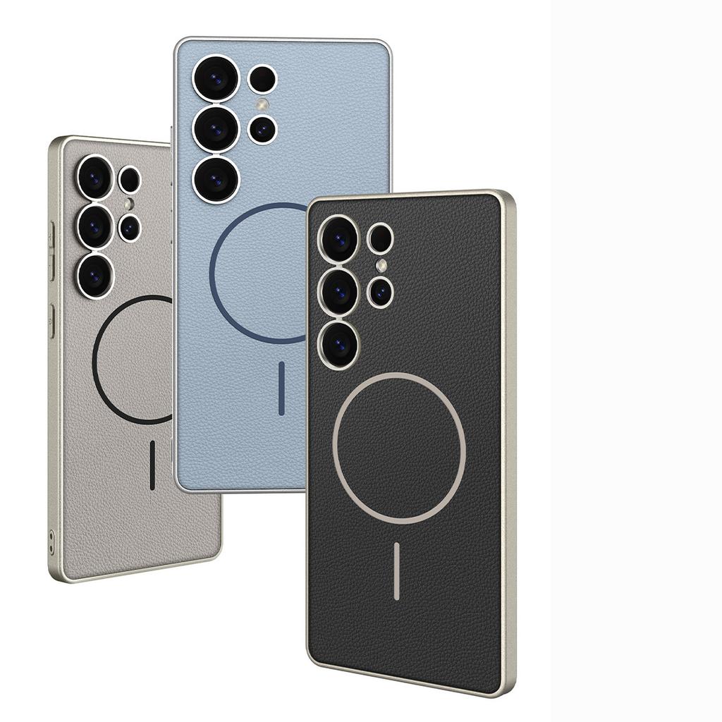 Премиальный чехол для мобильного телефона Samsung S25Ultra Тонкий Круглый Магнитный Magsafes25Ultra Беспроводная зарядка Япония и Южная Корея