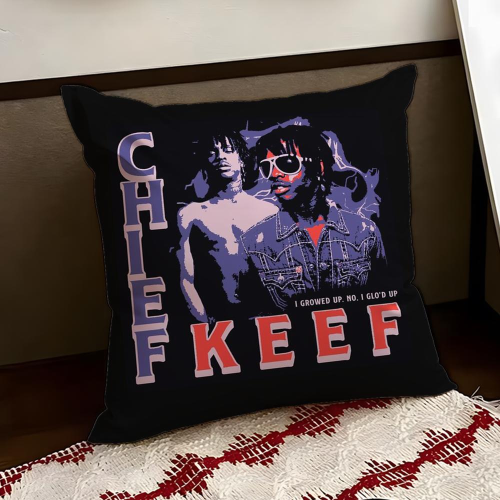 Rapper CChief KKeef Cushion Cover Reversible Soft Durable Pillow Cover Home Car MultiScene Use for Daily Comfort
