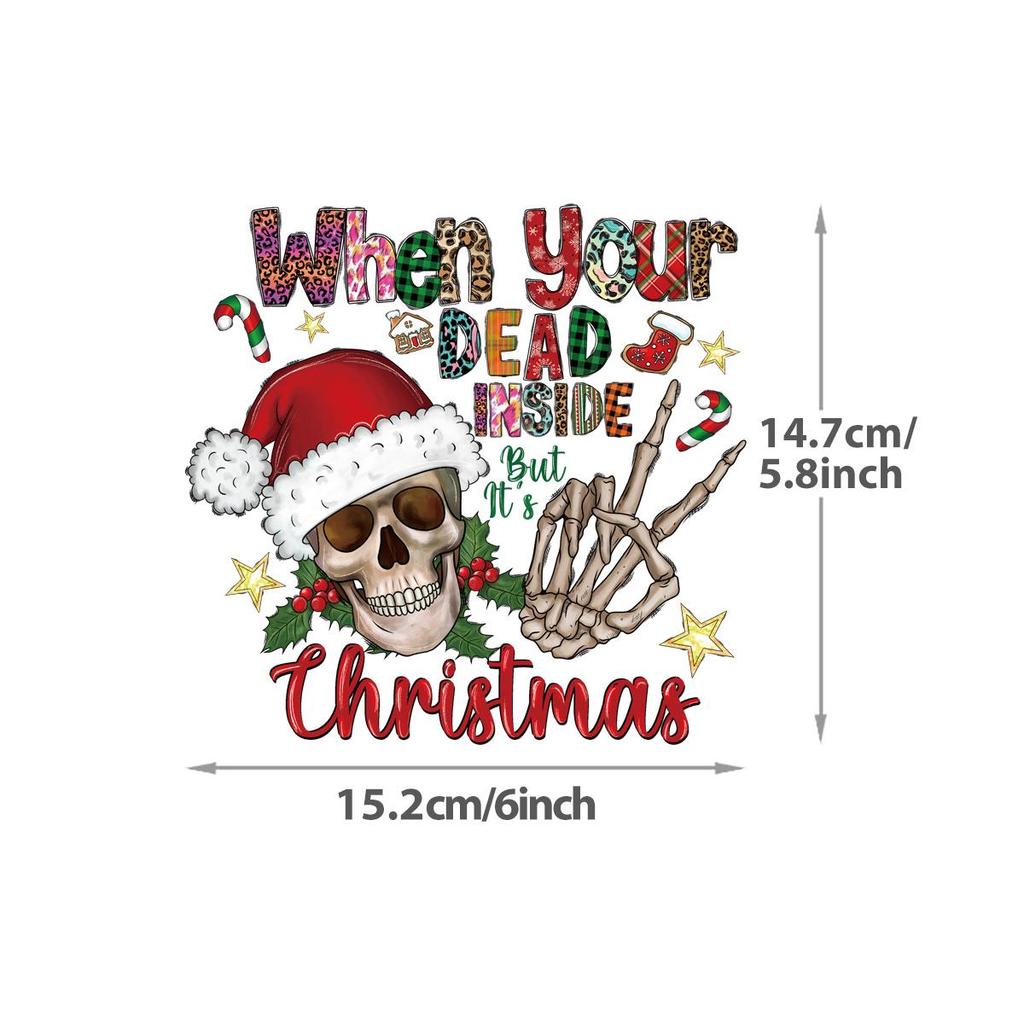 Детская одежда нашивка термонаклейка рождественский подарок ребенку наклейки толстовки топы своими руками моющийся термопресс виниловая нашивка для одежды