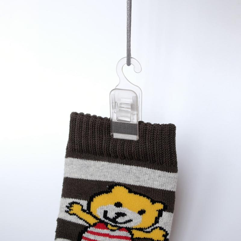 2шт прозрачный пластиковый крючок зажим портативный дорожный мини прищепка носки полотенце зажим