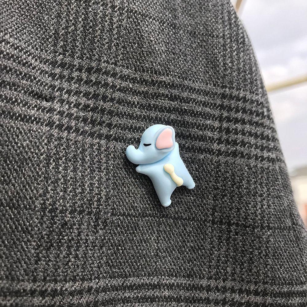 Bunny Turtle Resin Elephant Women Brooch Clothes Accessories Korean Style Badge 3D Animal Brooch