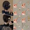 Retro Korean-Chinese Hairpin: Elegant Hanfu Metal Accessory for Women