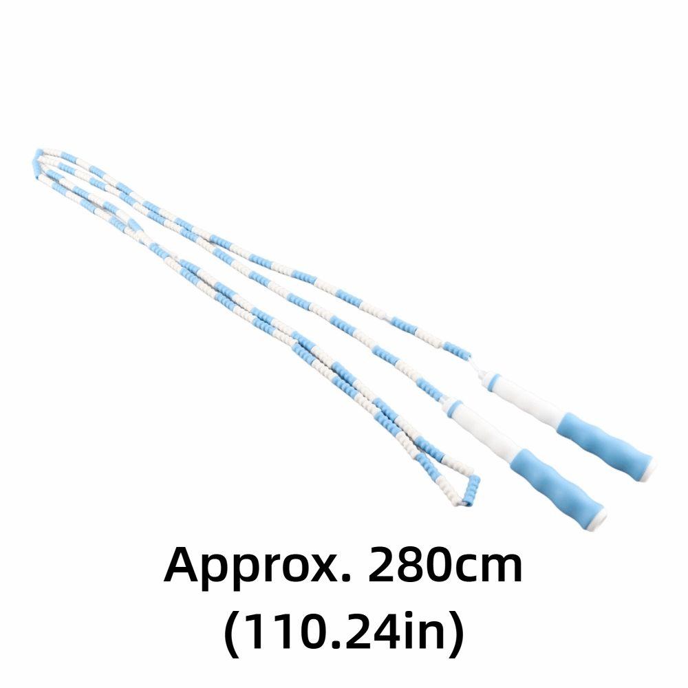 Soft Beaded Beaded Jump Rope Anti-Slip Handle Skipping Rope Adjustable Jump Rope Exercise