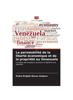 Книга La Permeabilite De La Liberte Economique Et De La Propriete Au Venezuela