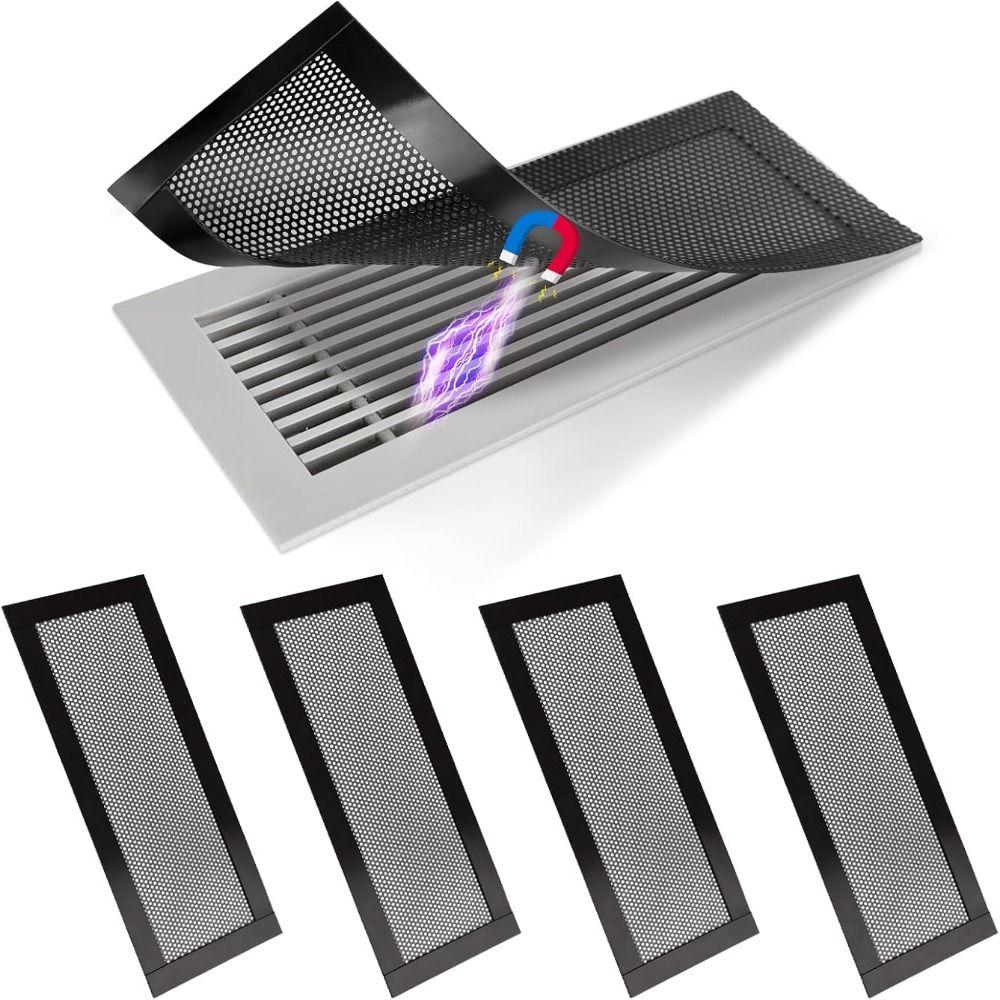 2Pcs Heavy-Duty Magnetic Air Vent Screen Cover Dust Magnetic Vent Cover HVAC Vent Screen Cover Wall