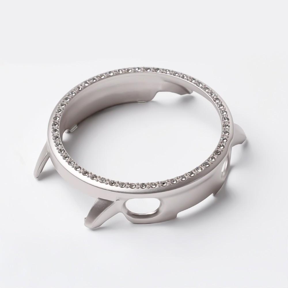 Блестящий чехол для Xiaomi Watch S5 Защитный чехол из поликарбоната с инкрустацией из блестящих бриллиантов бампер для Xiaomi Watch S5 Аксессуар (без стекла)