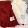 Keep Warm Knit Scarf New Year's Neckerchief New Cross Scarf  Women
