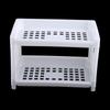 Double Layer Hollow Shelf Plastic Cosmetics Desktop Finishing Bathroom Accessories Organizer Storage Rack 2 Tier Shelf