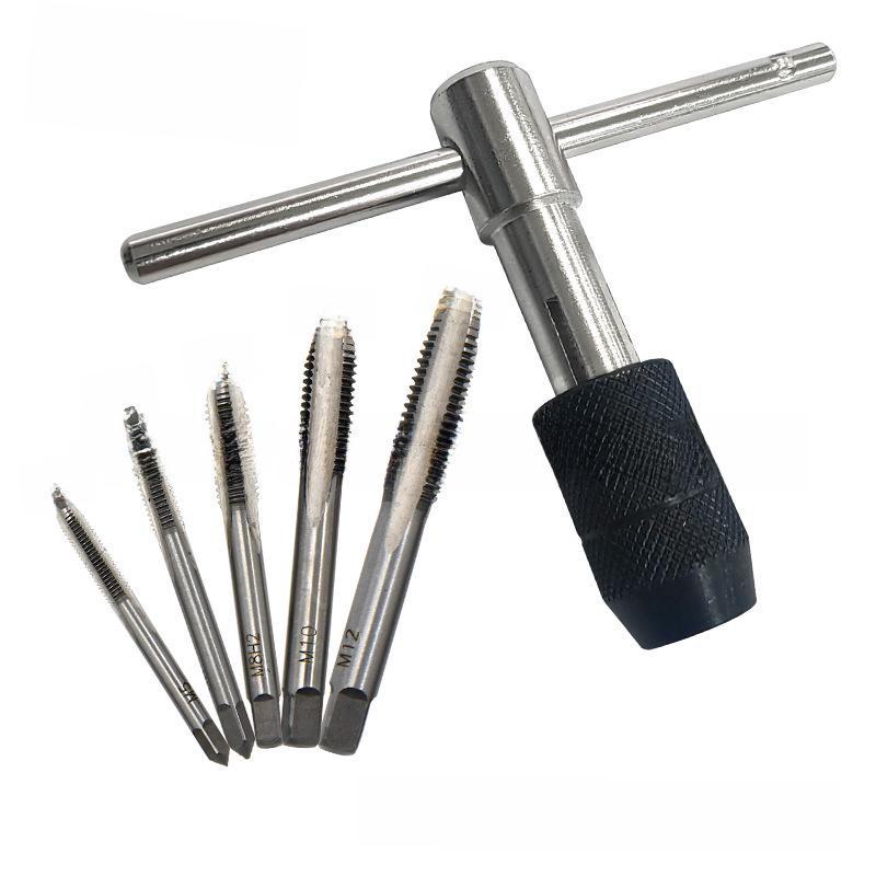 Набор разводных гаечных ключей Т-типа 3-6 мм, ручная отвертка 12x60 для нарезания резьбы