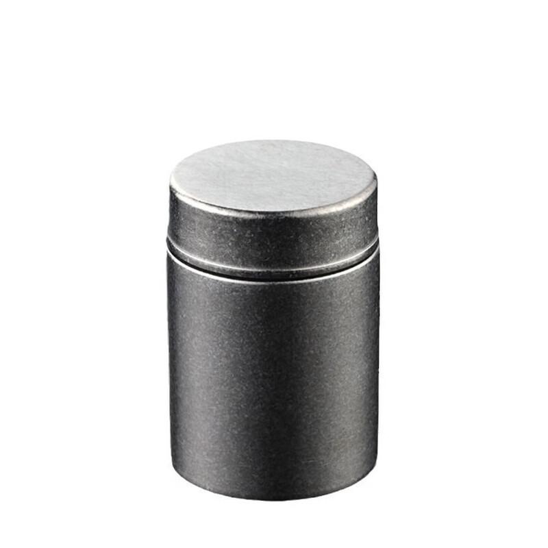 Pure Titanium Tea Caddy with Silicone Seal