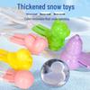 Детский набор для лепки снежков и лопатка - Утолщенный инструмент для игр со снегом в форме утки для развлечений на открытом воздухе