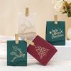 5 шт. Коробка для рождественских подарков «Счастливого Рождества» для упаковки печенья и конфет, Рождественские подарочные пакеты