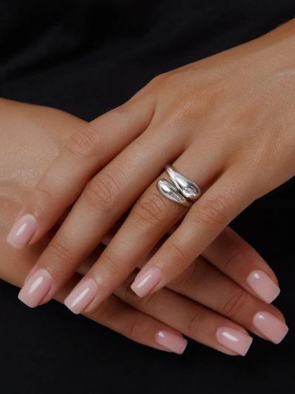 Модное открытое женское кольцо, регулируемое, модное кольцо