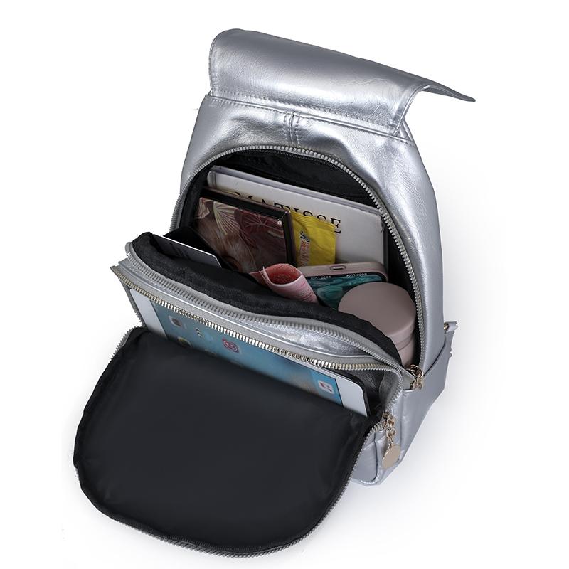 Рюкзак большой вместимости, женский рюкзак из полиуретана, дорожная сумка