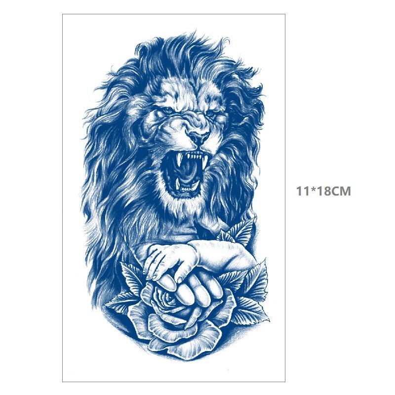 Death Ray прямые неотражающие сок травяные татуировки наклейки линии водонепроницаемые стойкие мужчины и женщины постепенные изменения наклейки