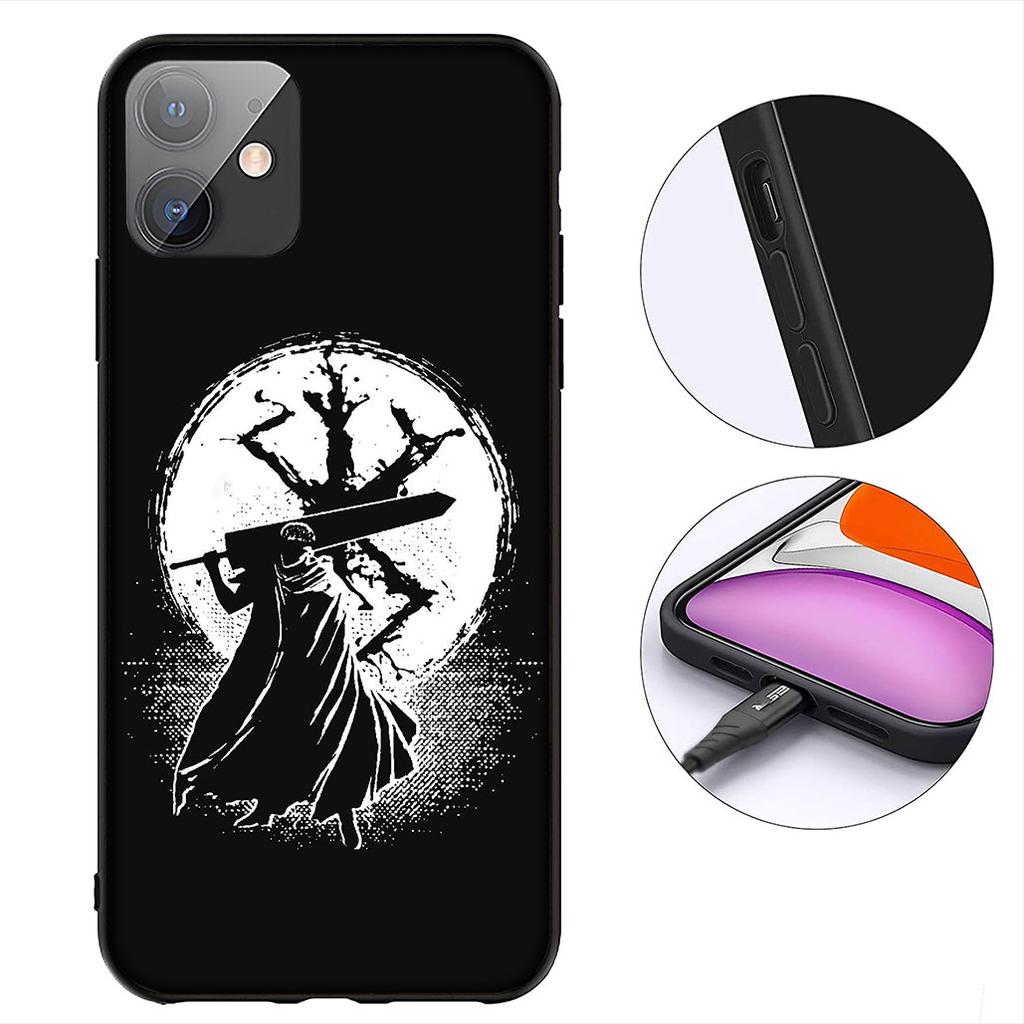 Чехол для телефона Berserk Anime Guts для Apple iPhone 16 17 Air 14 15 Pro Max Plus 16+ 16E 14+ ProMax
