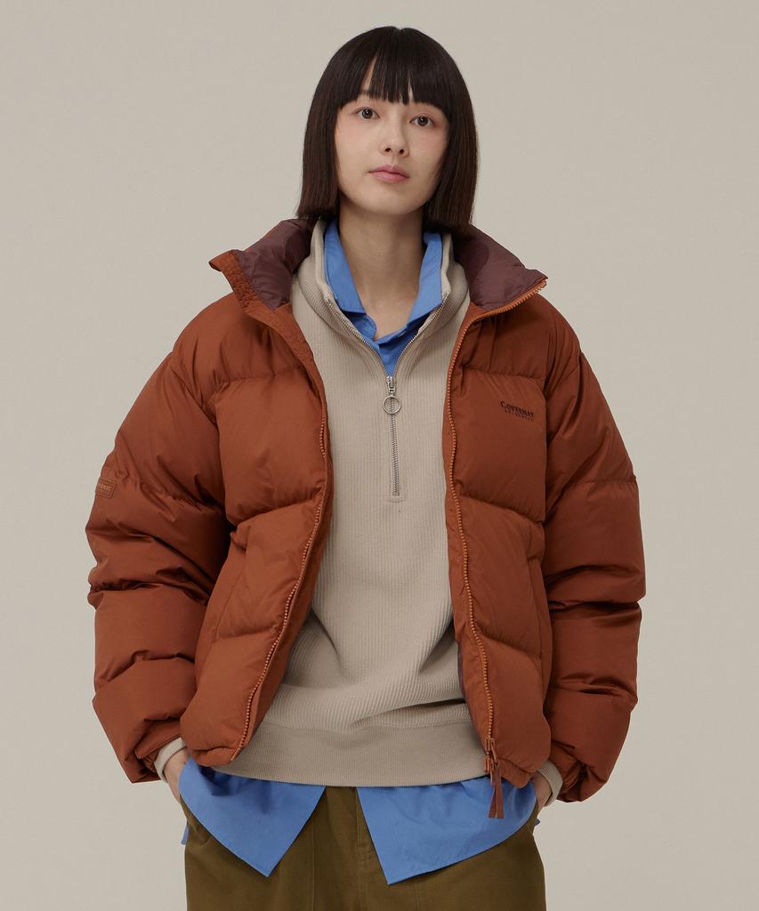 Covernat 24Fw Rds Civic Origin Short Puffer Brick
