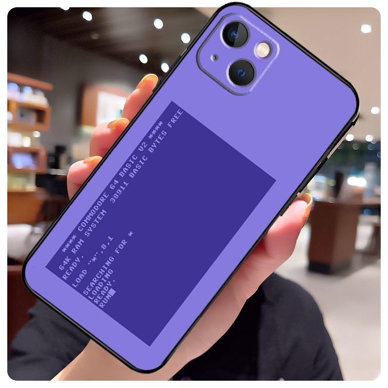 Чехол для iPhone 16 14 15 Pro Max 12 13 Mini 11 15 Pro Max Plus X XS Max XR с загрузочным экраном C64