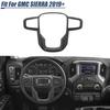 Dark Wood Grain Steering Wheel Trim Cover Garnish For GMC Sierra 1500 2500 +
