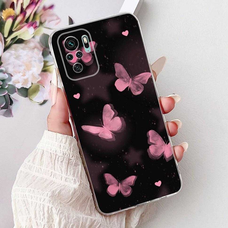 Nice Patterned Case for Xiaomi Redmi Note 10S Cover Silicone Soft TPU Protector Shell for Redmi Note 10 10S Cases Fundas Coque