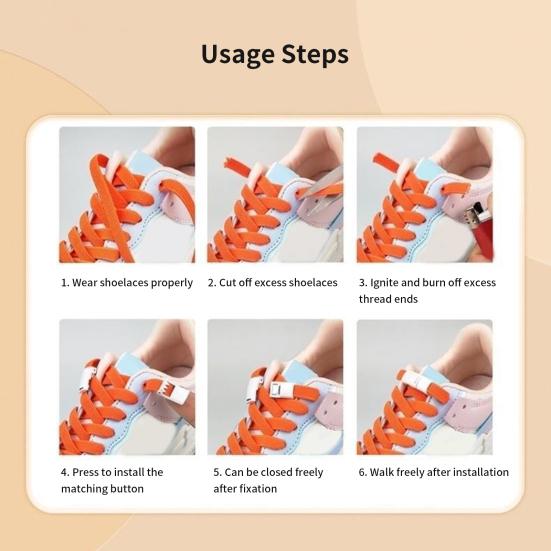 1 пара шнурков с металлической пряжкой, магнитная пряжка для обуви, замок для шнурков, зажим для шнурков без замка для кроссовок для детей и взрослых