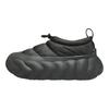 Crocs Кроссовки унисекс Overpuff Shorty полупрозрачные черные с золотом 211562-001