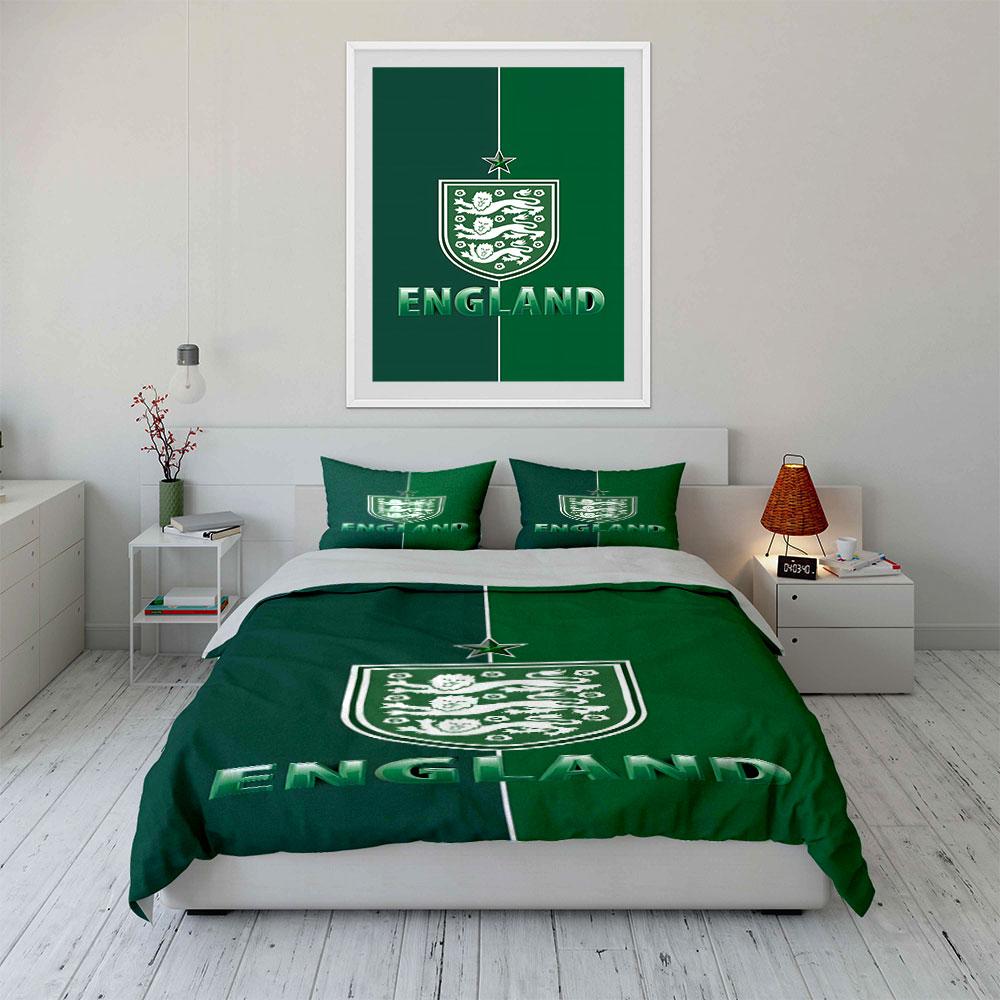 Three lions and "England". Bedding sets Duvet cover sets Duvet covers Pillowcases(1* Duvet Cover 2* Pillowcases without duvet insert)