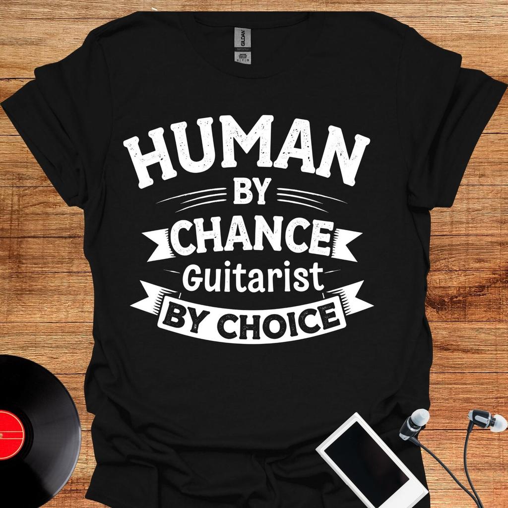 Guitarist By Choice T-Shirt, Inspirational Musician Tee, Unisex Softstyle